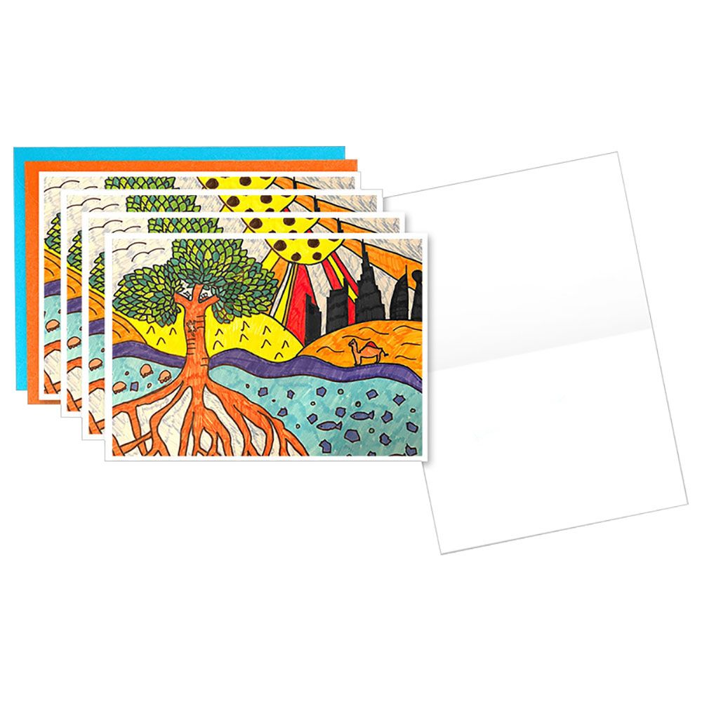 Drawings By Me - Blank Greeting Cards - 8Pcs