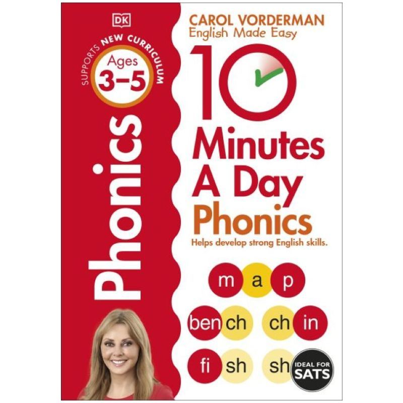 10 Minutes A Day Phonics, Ages 3-5