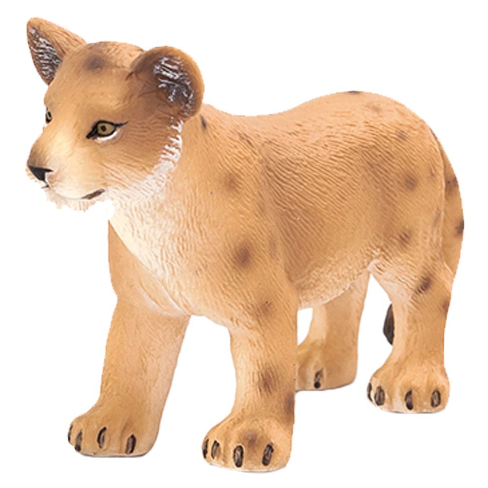 Animal Planet - Mojo Lion Cub Playing Toy Figure - Brown