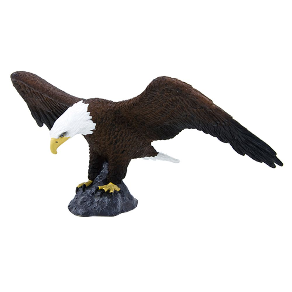 Animal Planet - Mojo American Bald Eagle Toy Figure - Brown