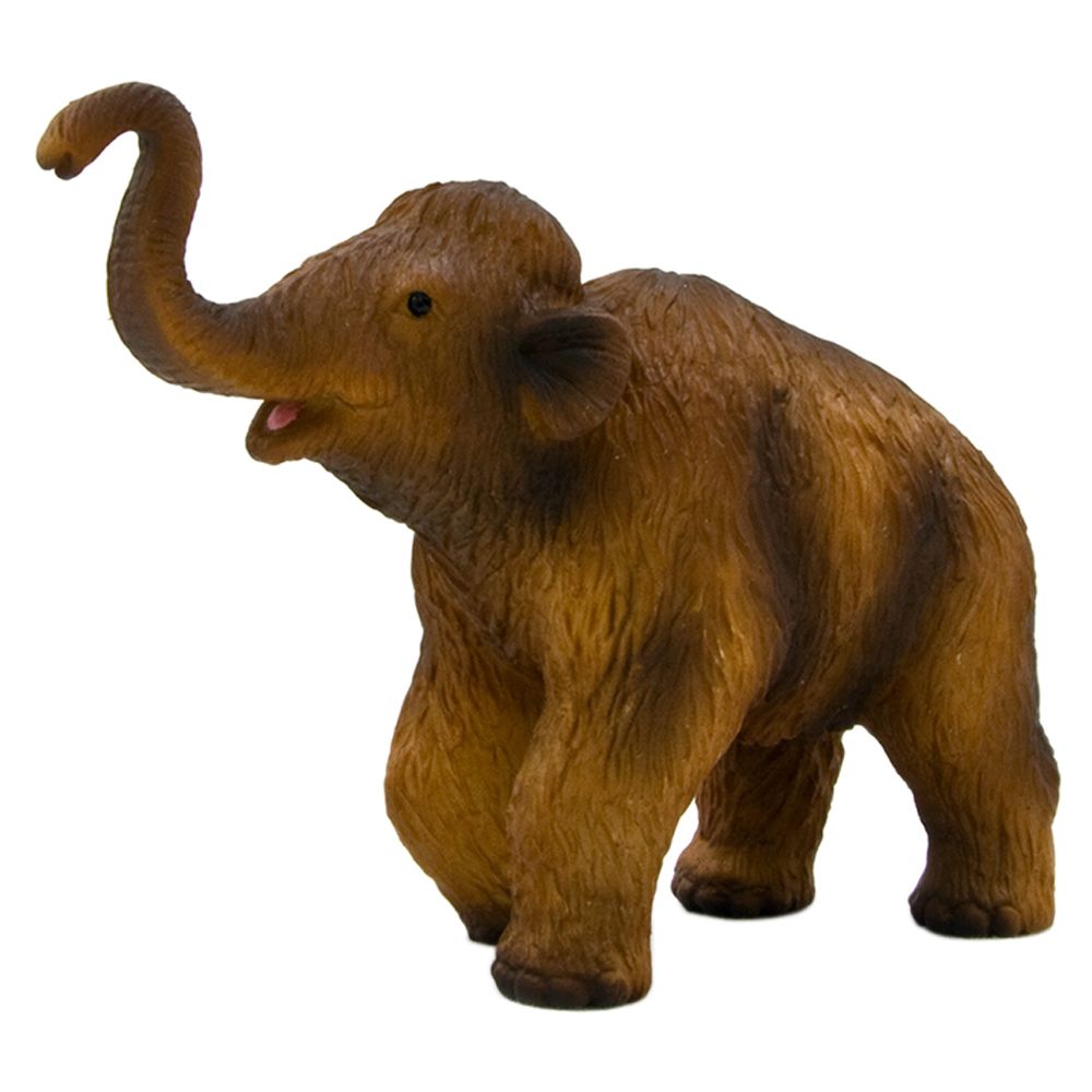 Animal Planet - Mojo Woolly Mammoth Calf Toy Figure - Brown