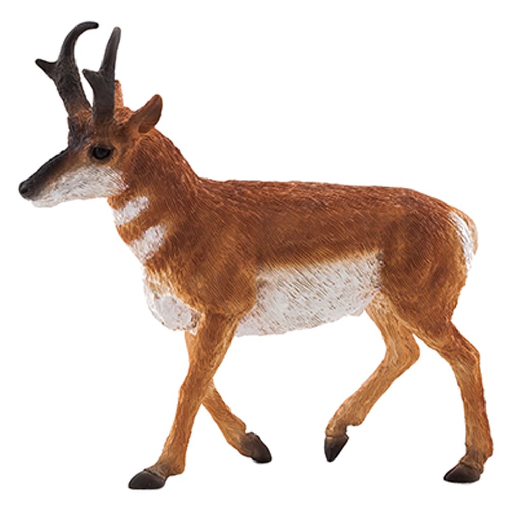 Animal Planet - Mojo Pronghorn Deer Toy Figure - Brown