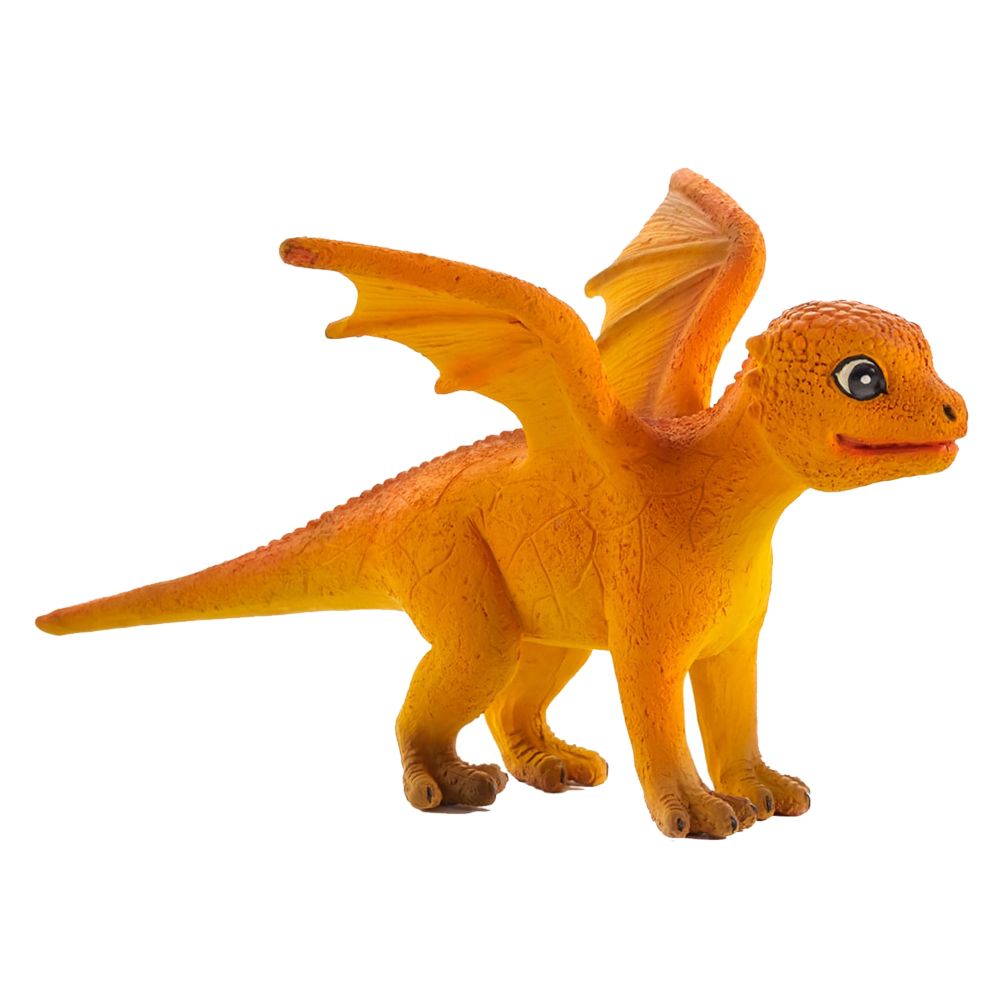 Animal Planet - Mojo Fire Dragon Baby Toy Figure - Orange