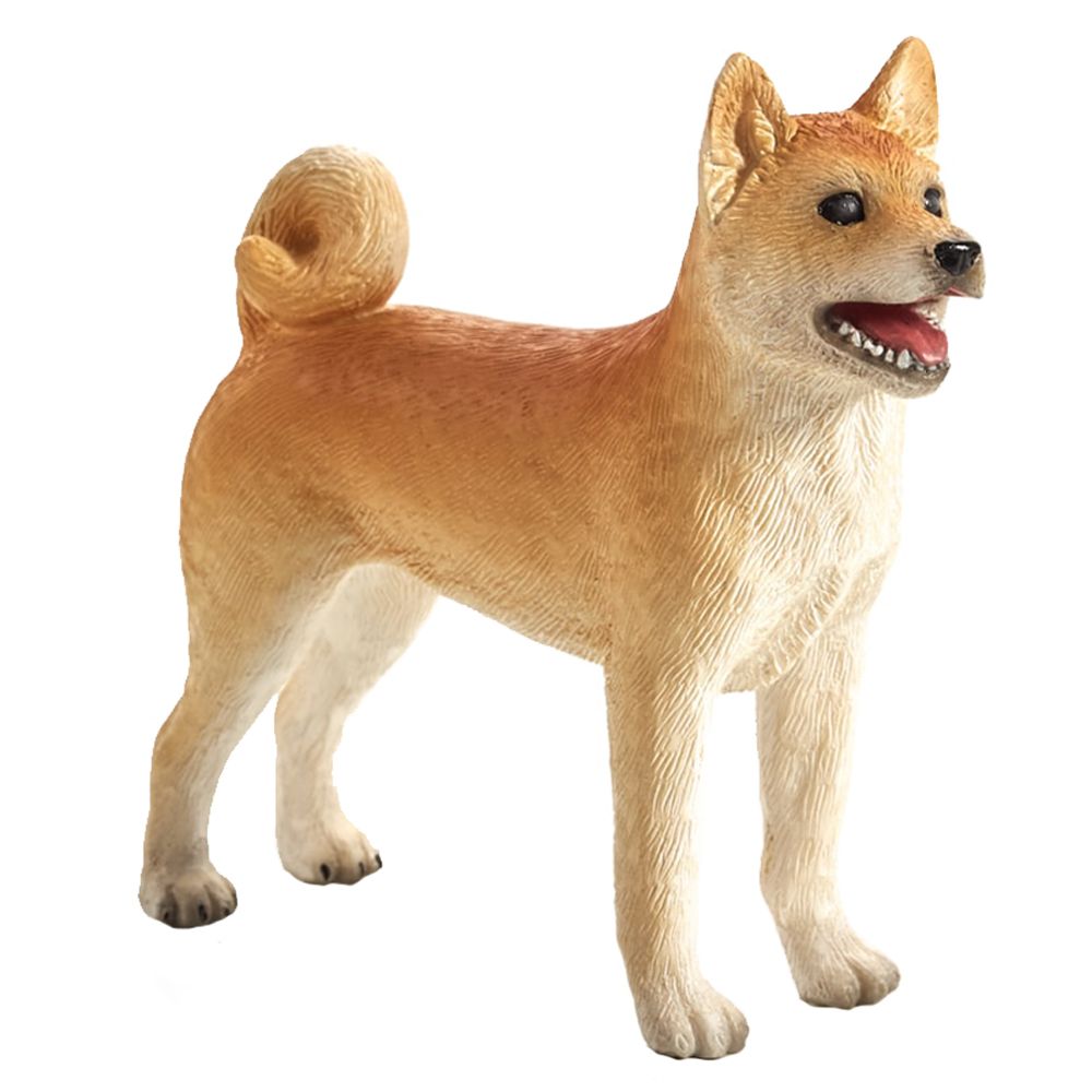 Animal Planet - Mojo Shiba Inu Toy Figure - Beige