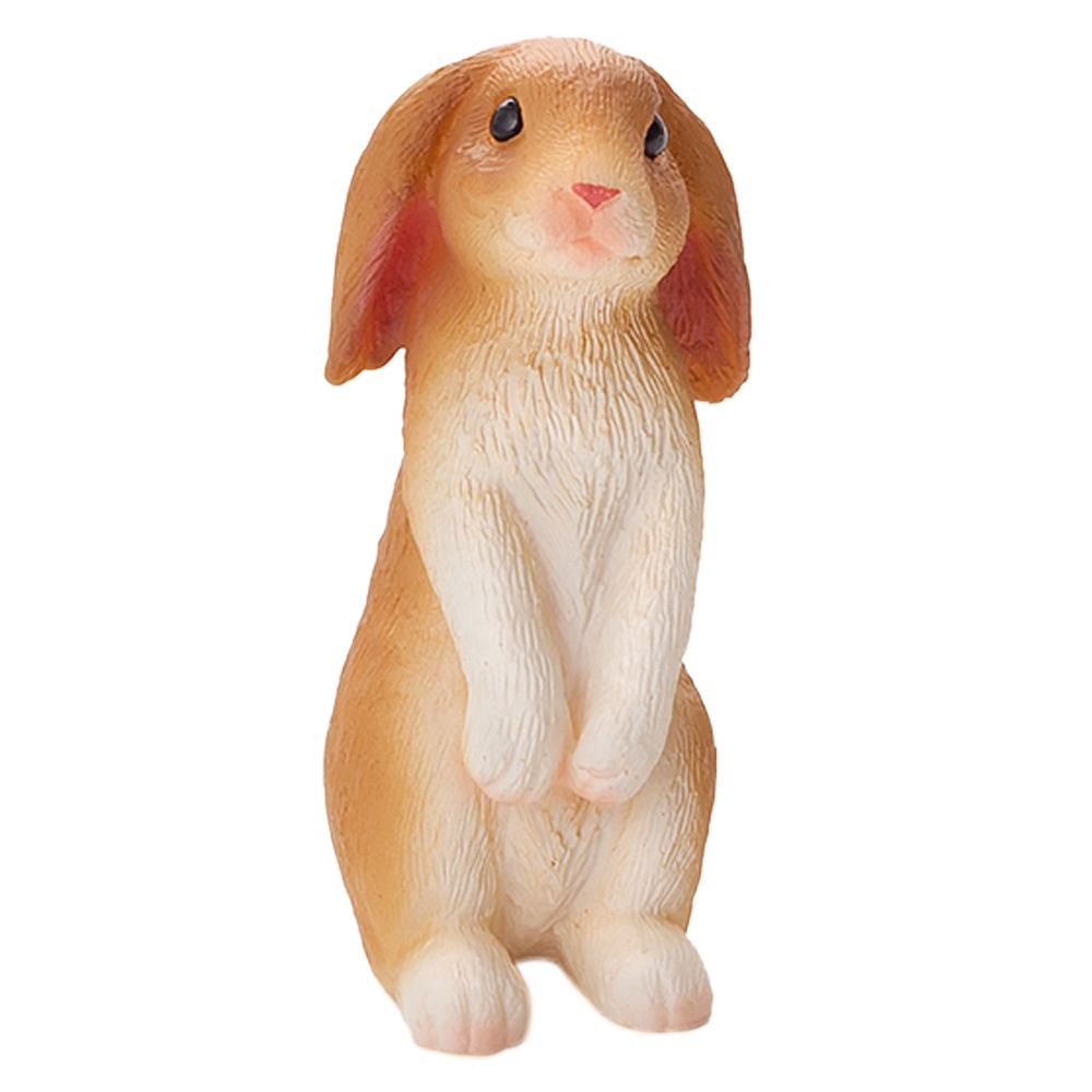 Animal Planet - Mojo Rabbit Sitting Toy Figure - Light Brown