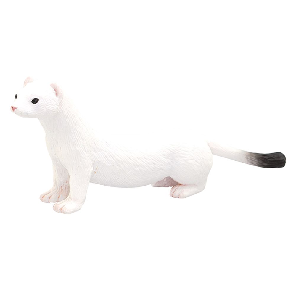 Animal Planet - Mojo Ermine Toy Figure - White