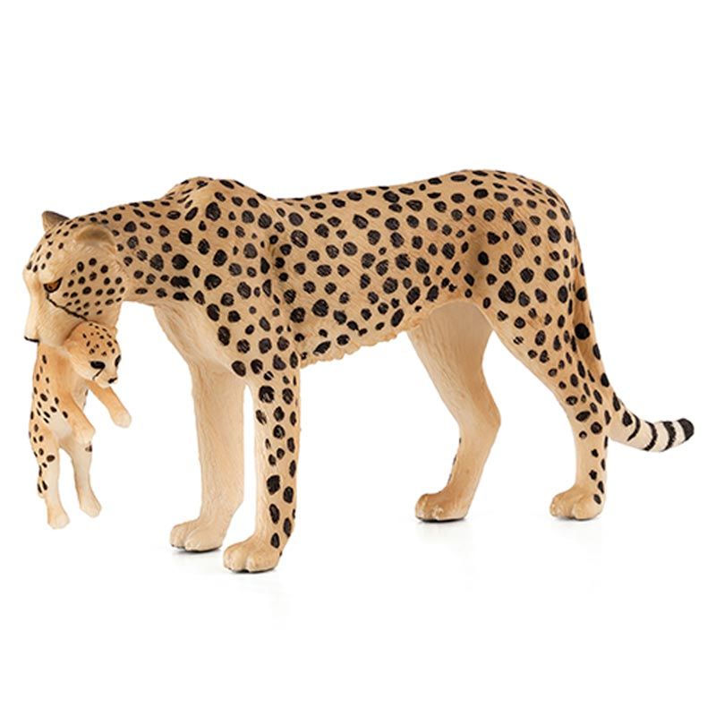 Animal Planet - Mojo Cheetah With Cub - XL