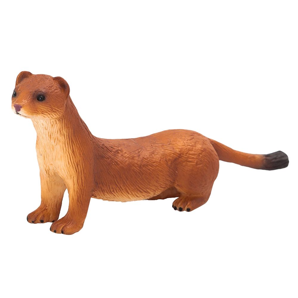 Animal Planet - Mojo Stoat Toy Figure - Brown