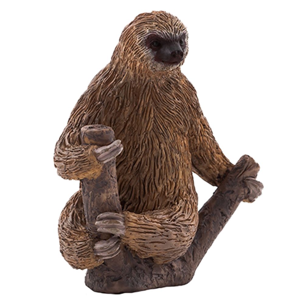 Animal Planet - Mojo Two Toed Sloth Toy Figure - Brown