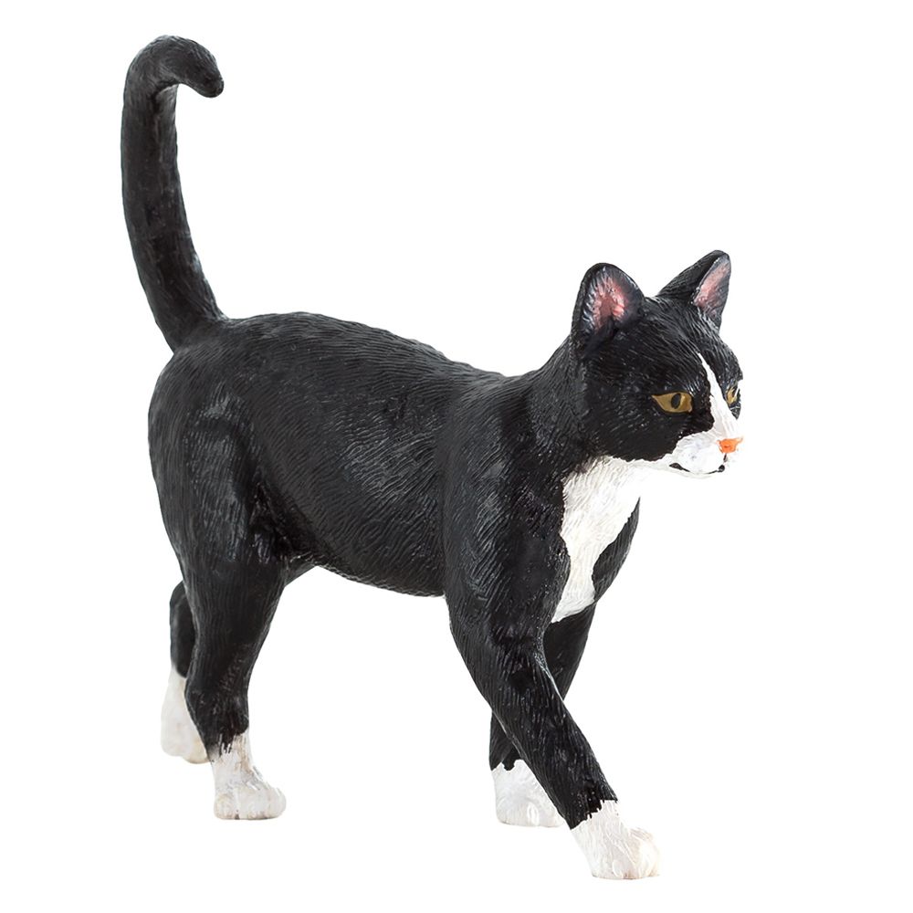 Animal Planet - Mojo Cat Toy Figure - Black & White