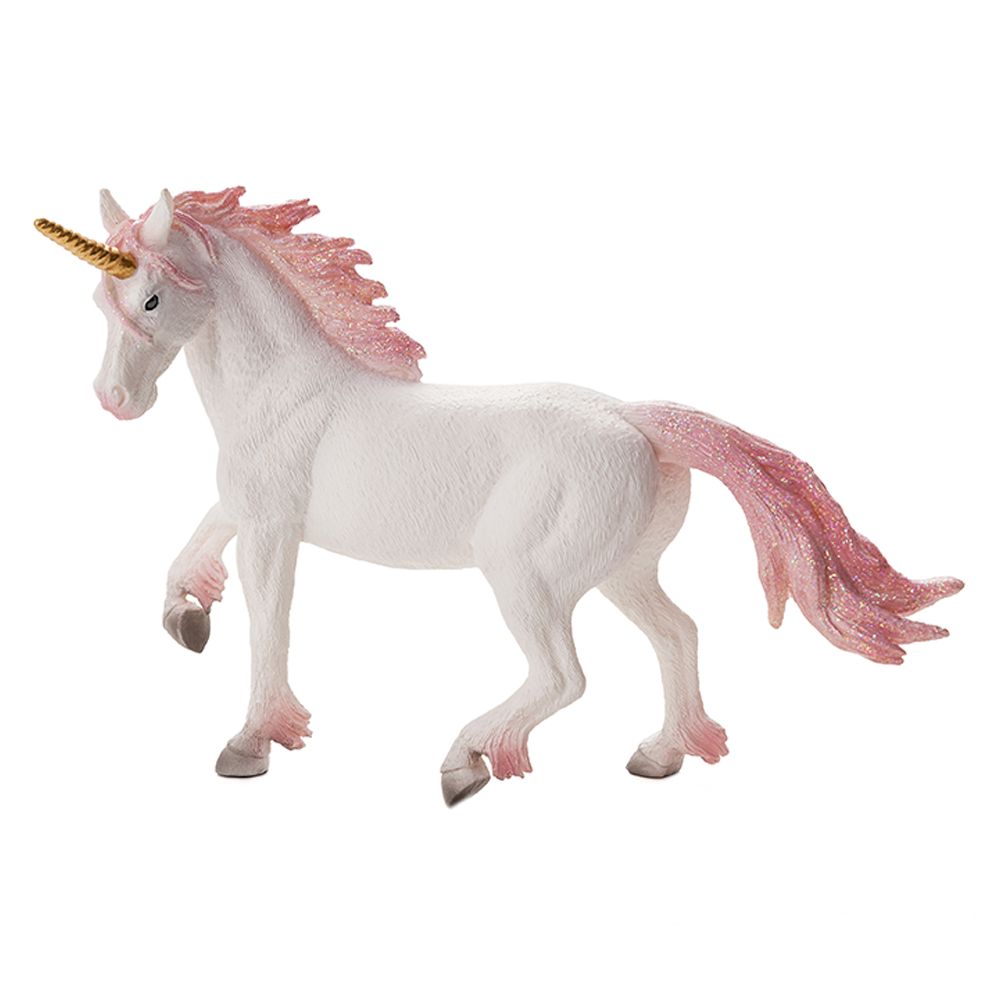 Animal Planet - Mojo Unicorn Pink Toy Figure - White & Pink