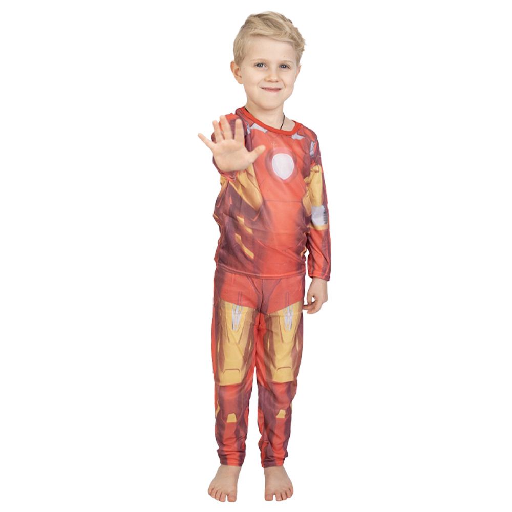 D' Daniela- Marvel Avengers Iron Man Superhero Bodysuit - Red