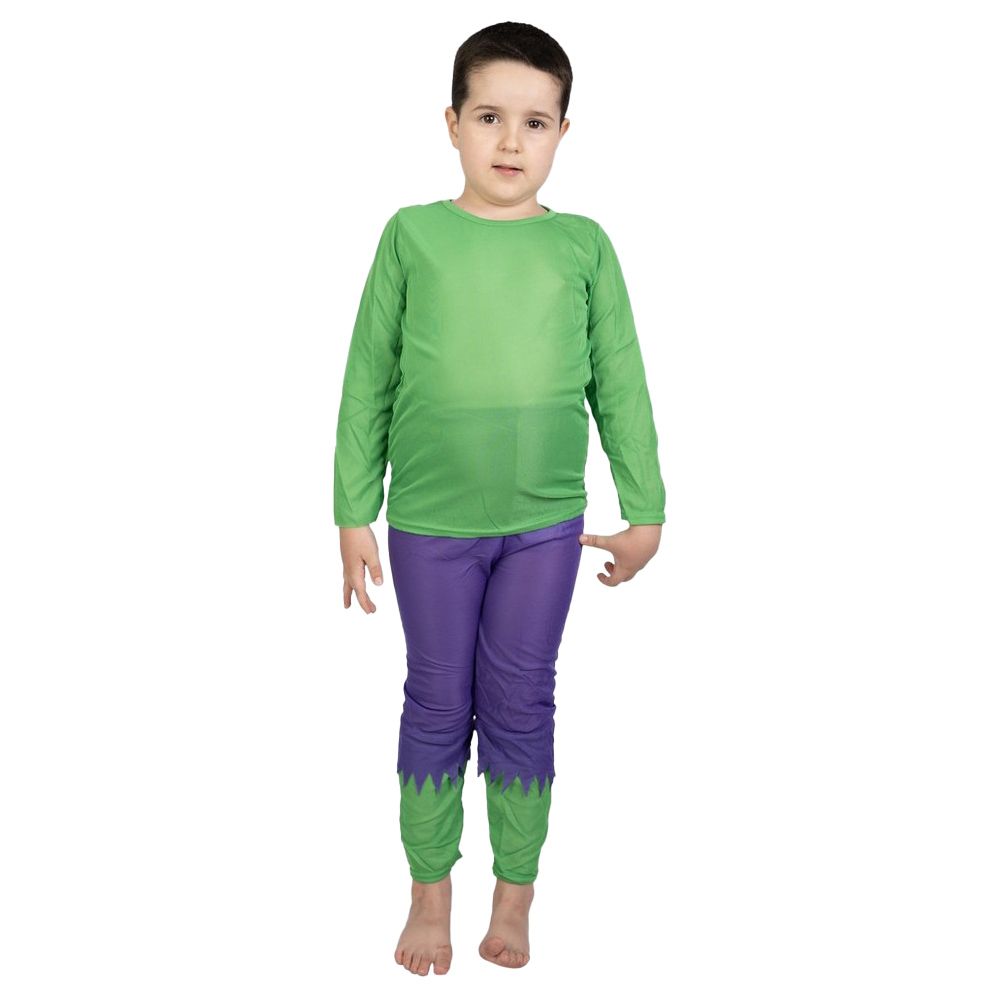 D' Daniela- Marvel Hulk Bodysuit Without Muscle - Green Purple