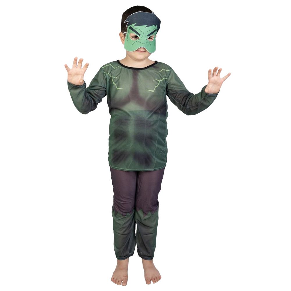 D' Daniela- Marvel Hulk 2 Bodysuit Without Muscle - Green Brown