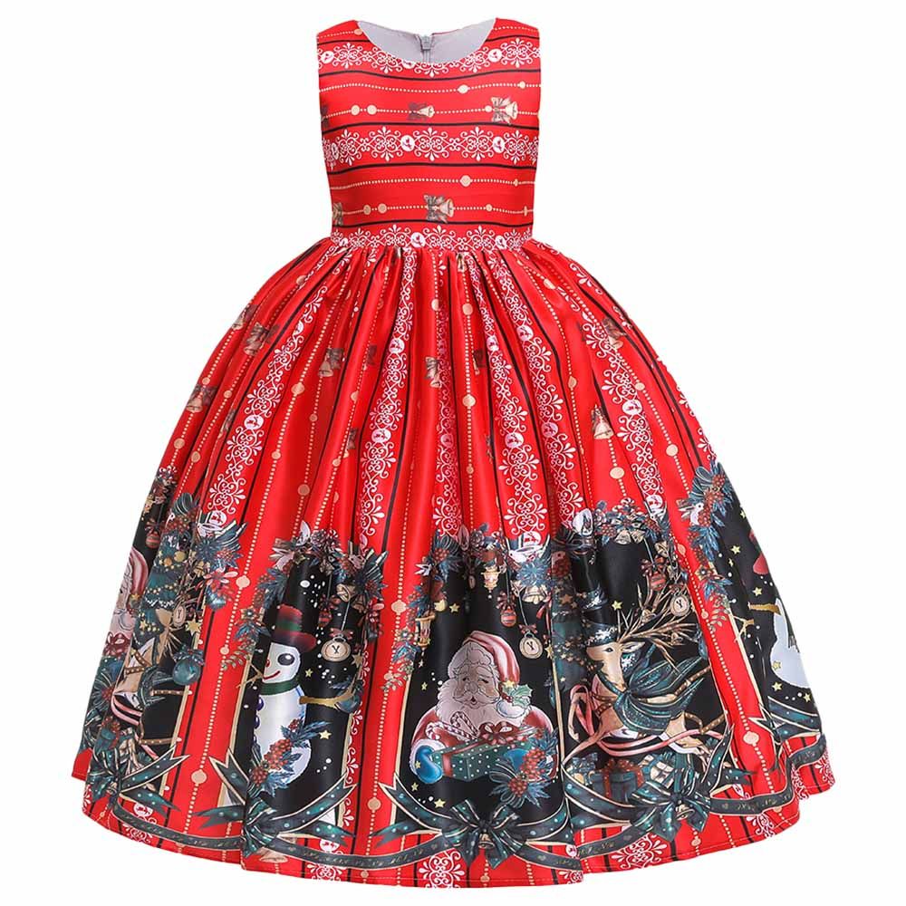 D'Daniela - Christmas Party Princess Dress - Red