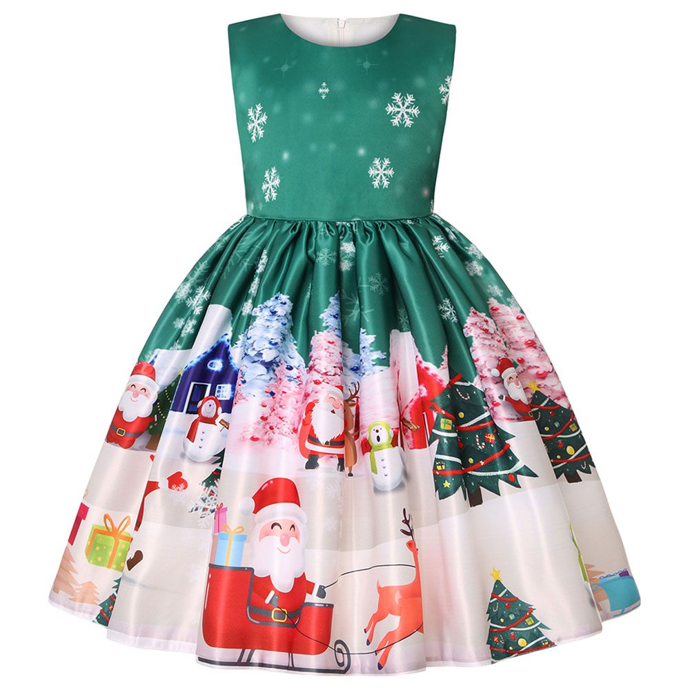 D'Daniela - Christmas Pageant Gown - Emerald Green