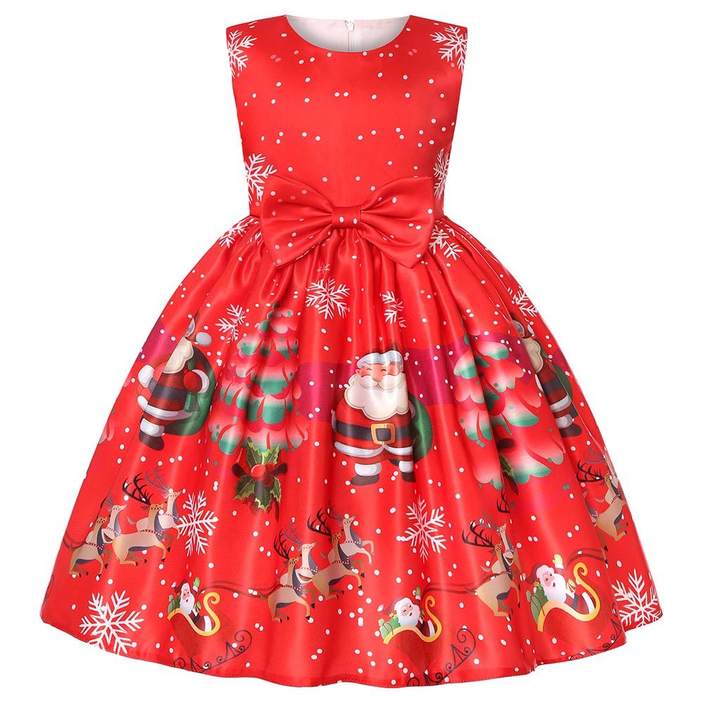 D'Daniela - Christmas Festive Pageant Gown - Red