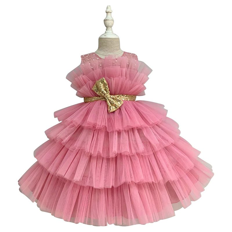 D' Daniela - Ruffle Dress - Pink