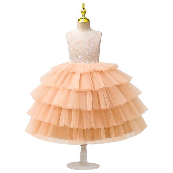 D' Daniela - Ana Maria Party Dress - Peach