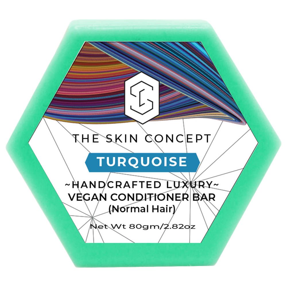 The Skin Concept - Handmade Solid Conditioner Bar - Turquoise