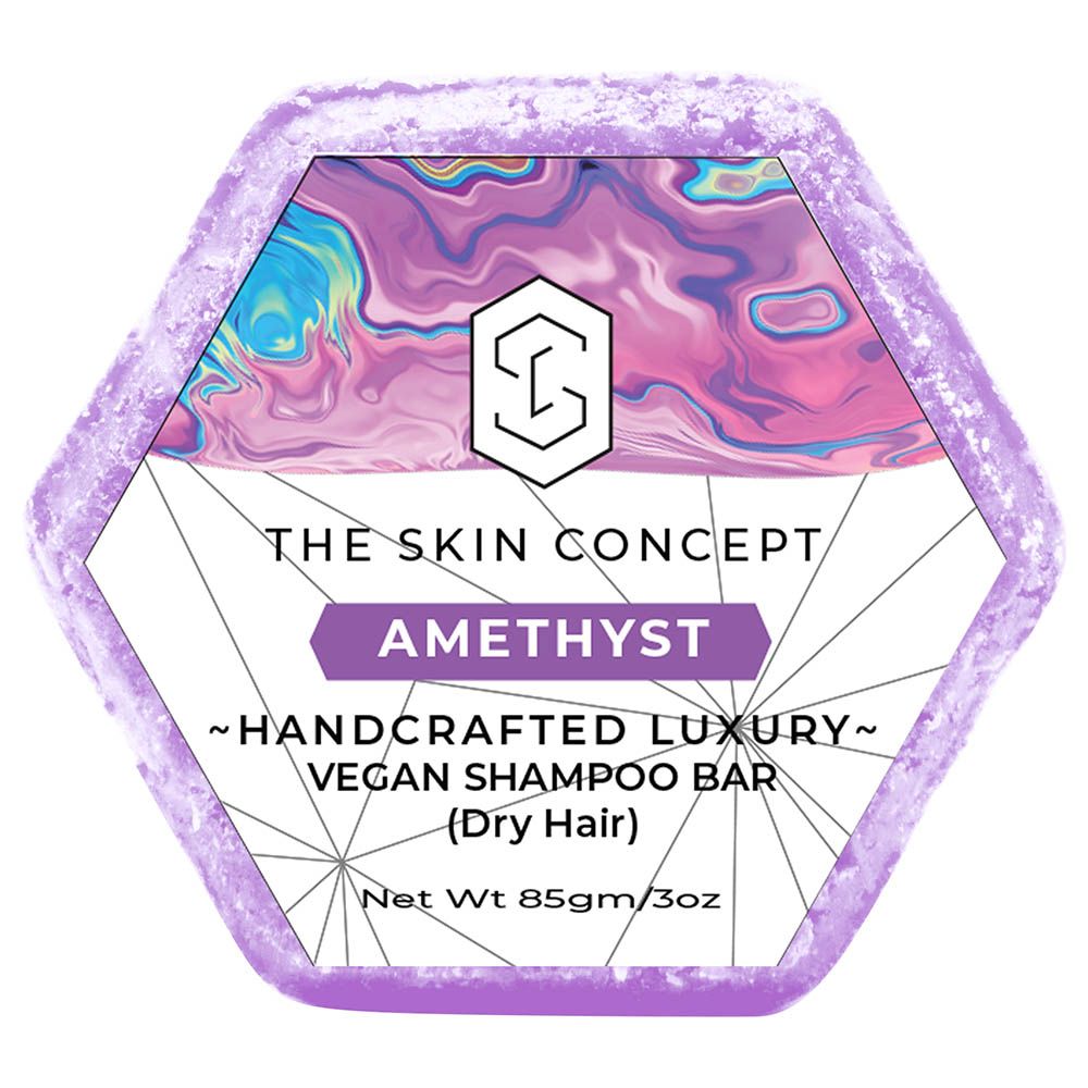 The Skin Concept - Handmade Dry Hair Solid Shampoo Bar - Amethyst