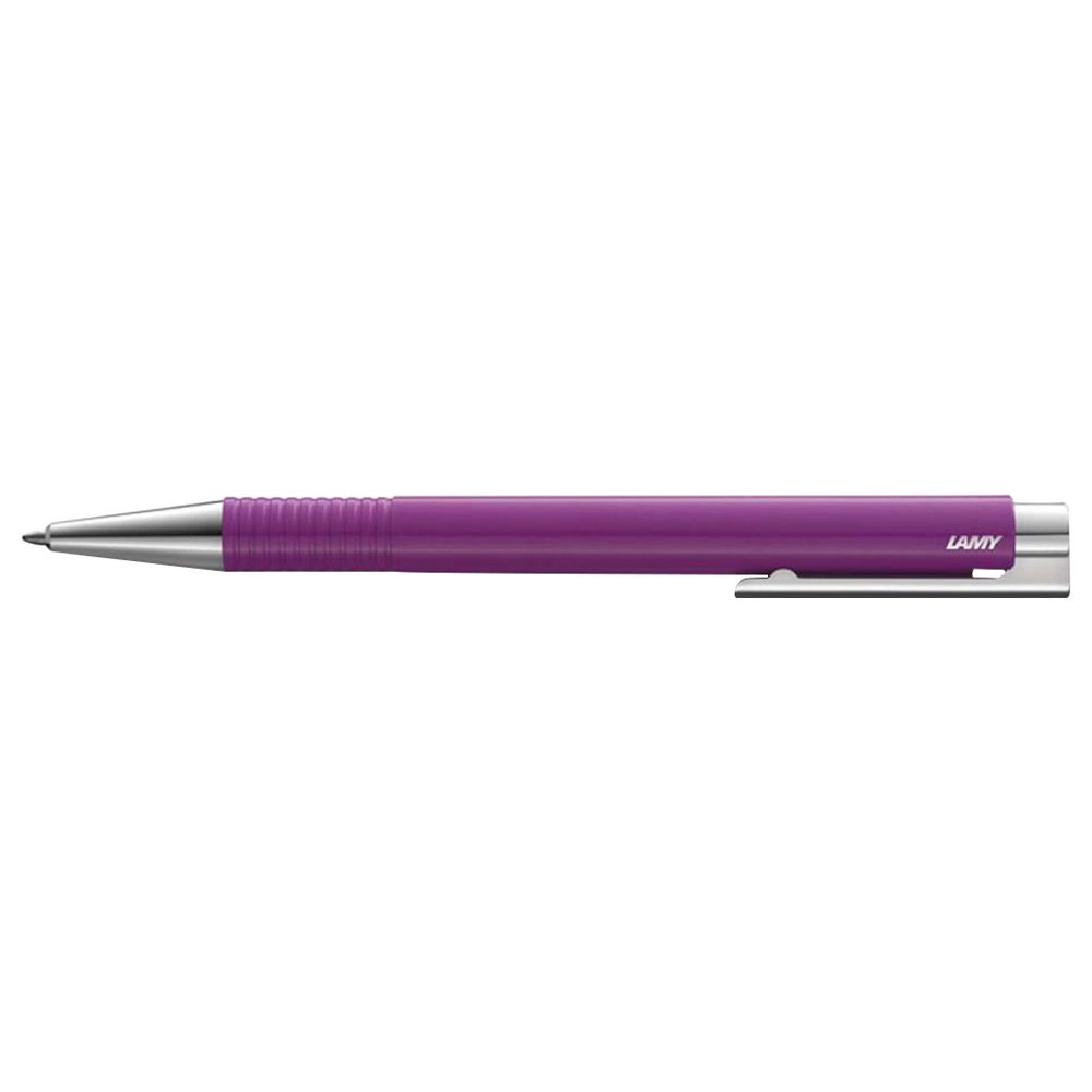 Lamy - Logo M+ Violet Ball Pen - Black Medium Refill M16 