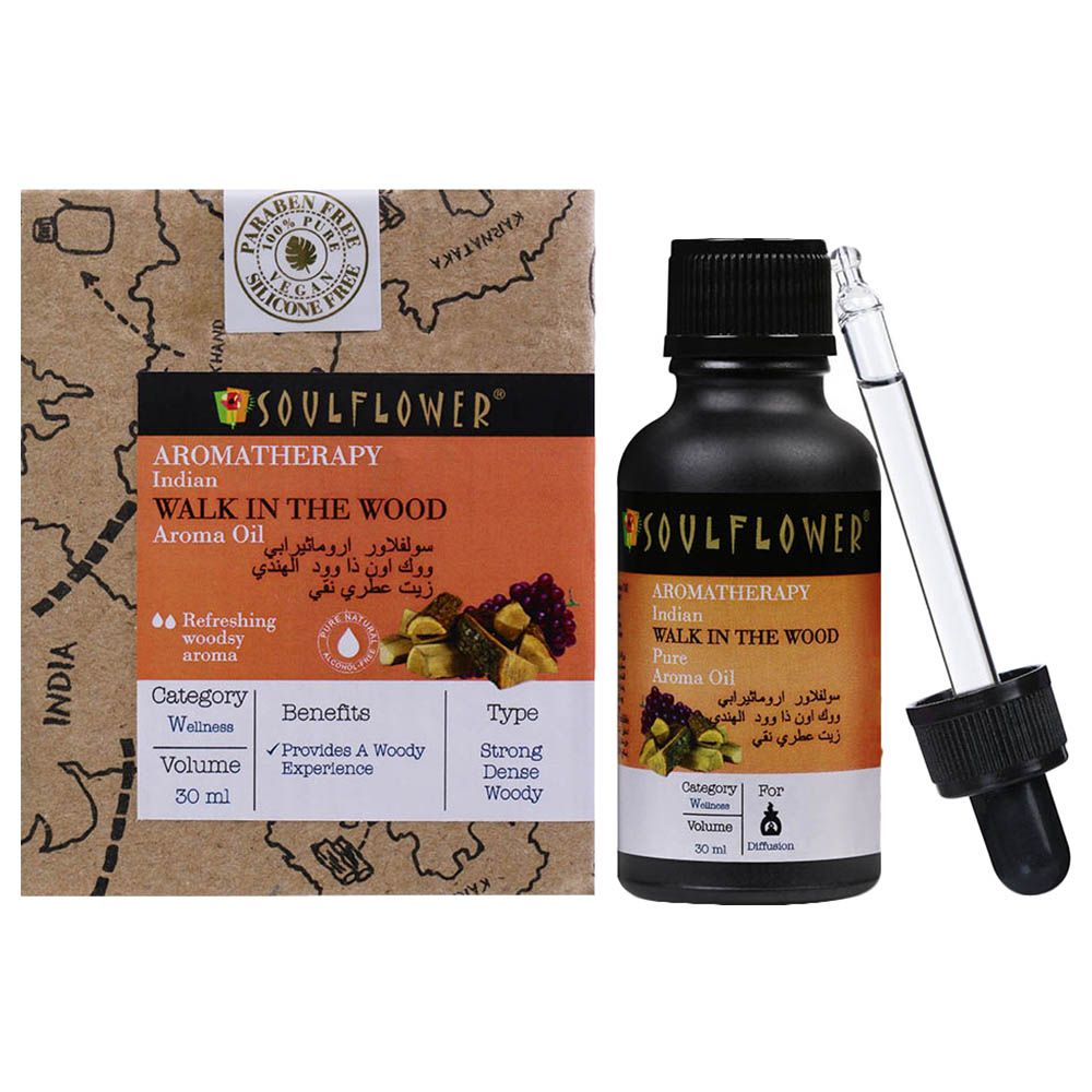 Soulflower - Walk In The Wood Aroma Oil - 30Ml