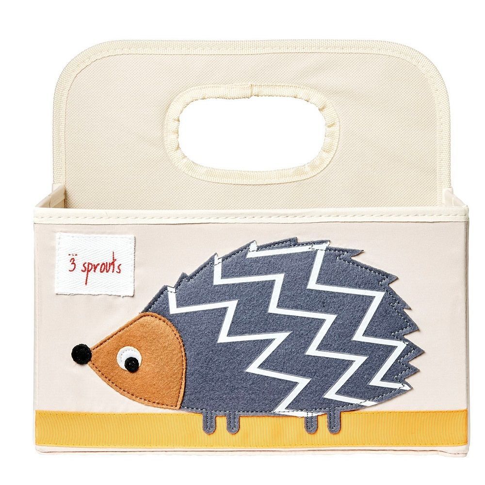 3 Sprouts - Nappy Caddy - Hedgehog