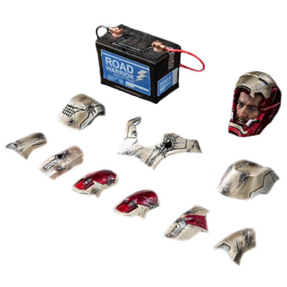 King Arts Iron Man 3 MK XLII Battle Damaged Accessory Set