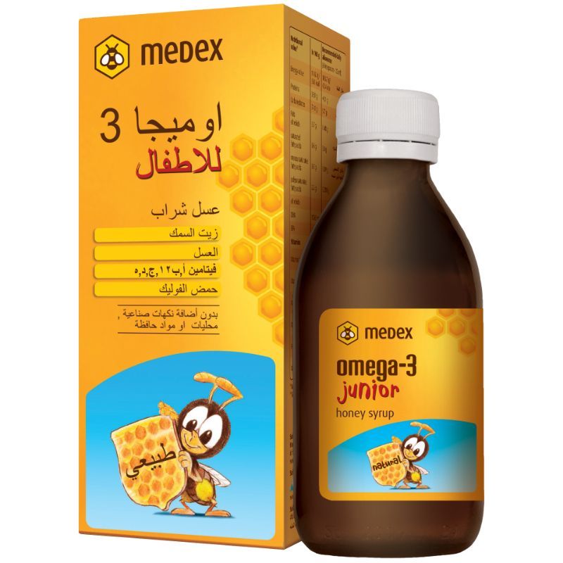 Medex - Omega-3 Junior Syrup 140ml