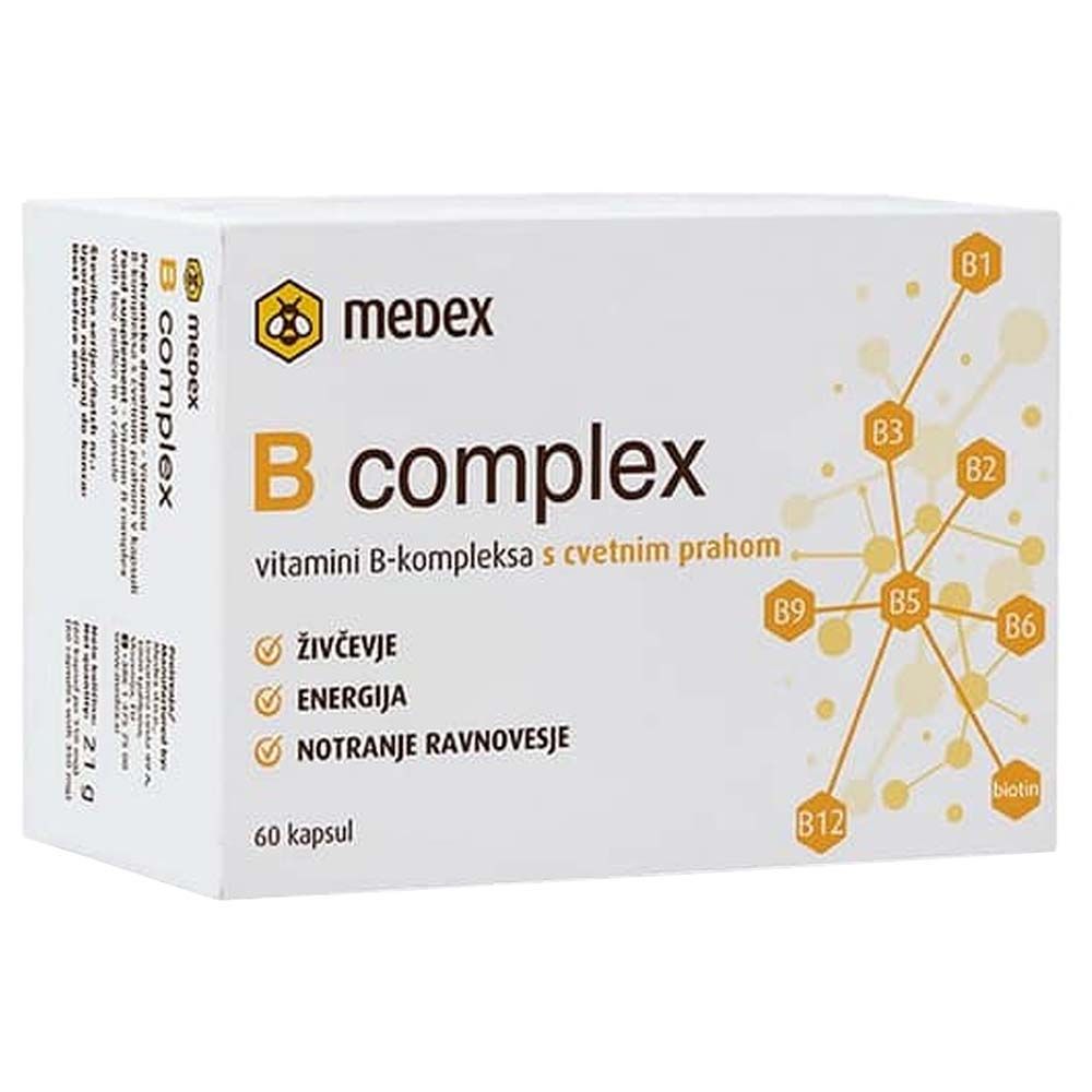 Medex - B Complex - 60 Capsules