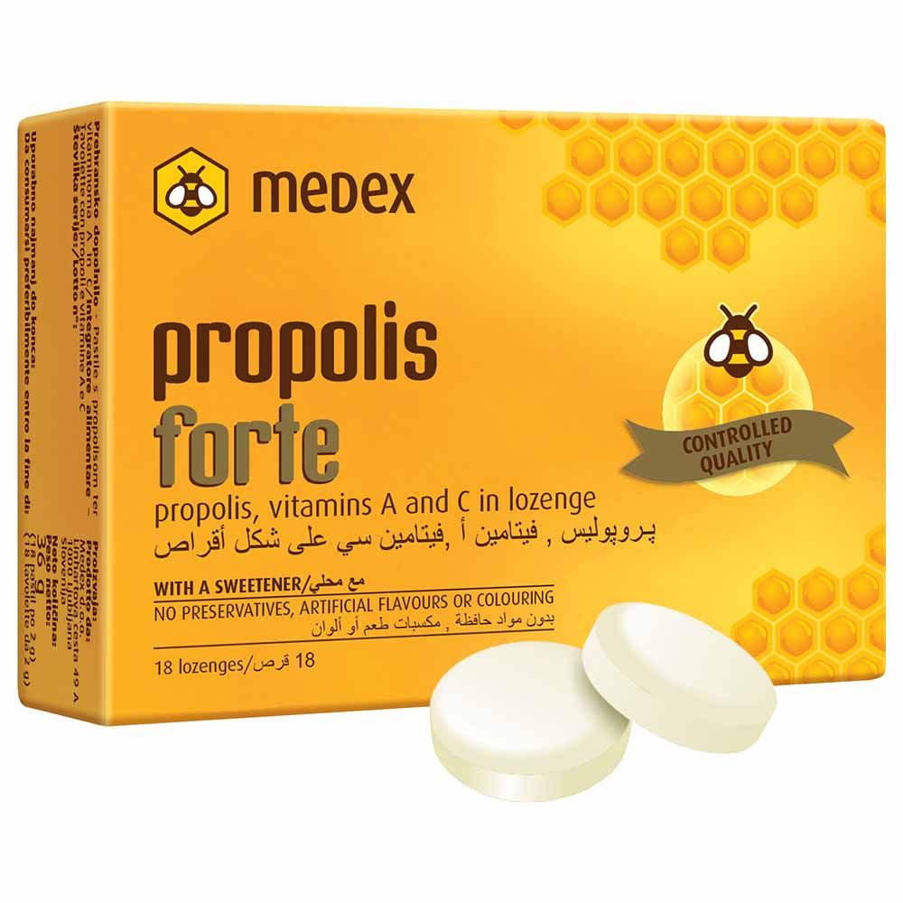 Medex - Propolis Forte - 18 Lozenges 