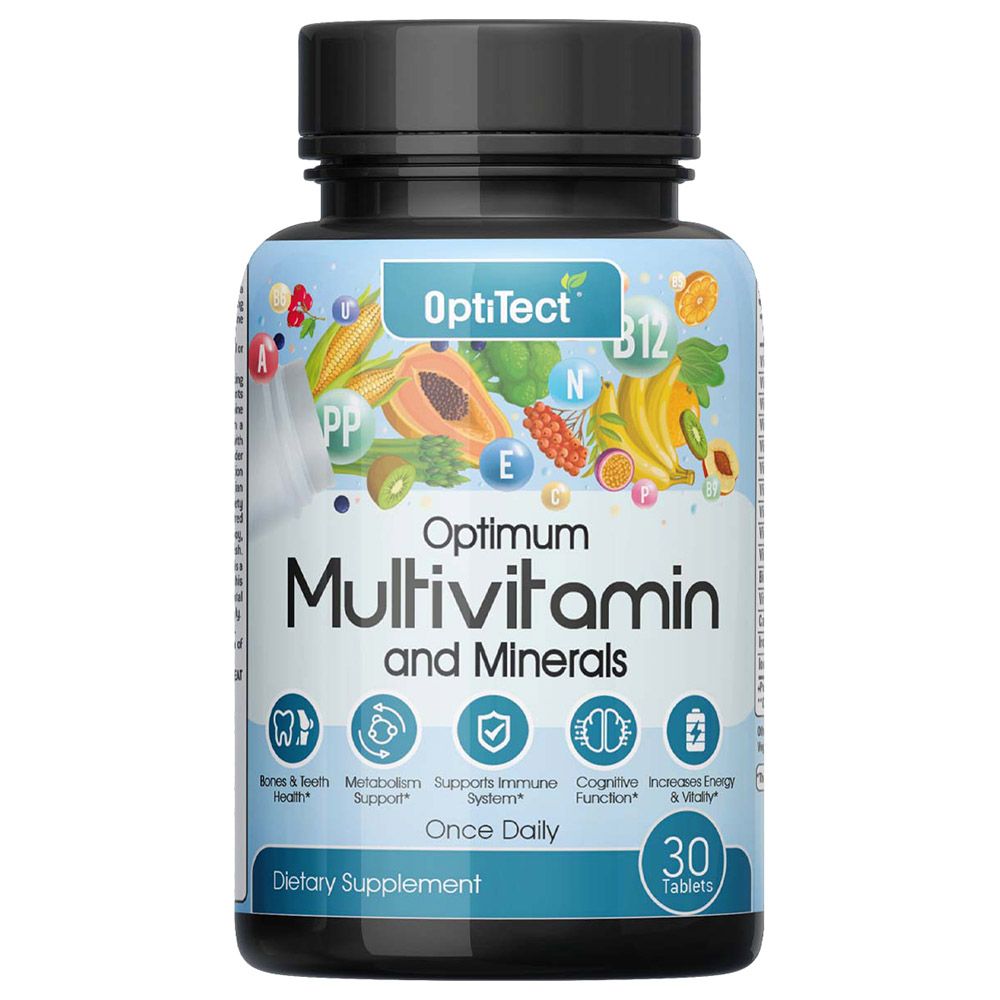 Optitect - Optimum Multivitamin & Minerals Tablets - 30pc