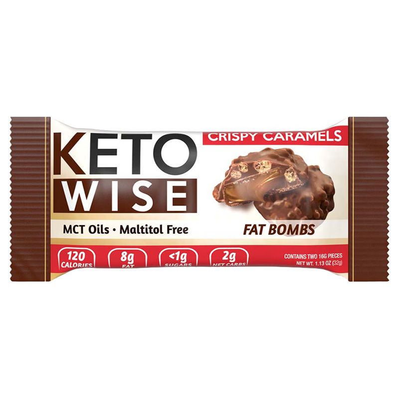 Keto Wise - Fat Bombs - Crispy Caramels