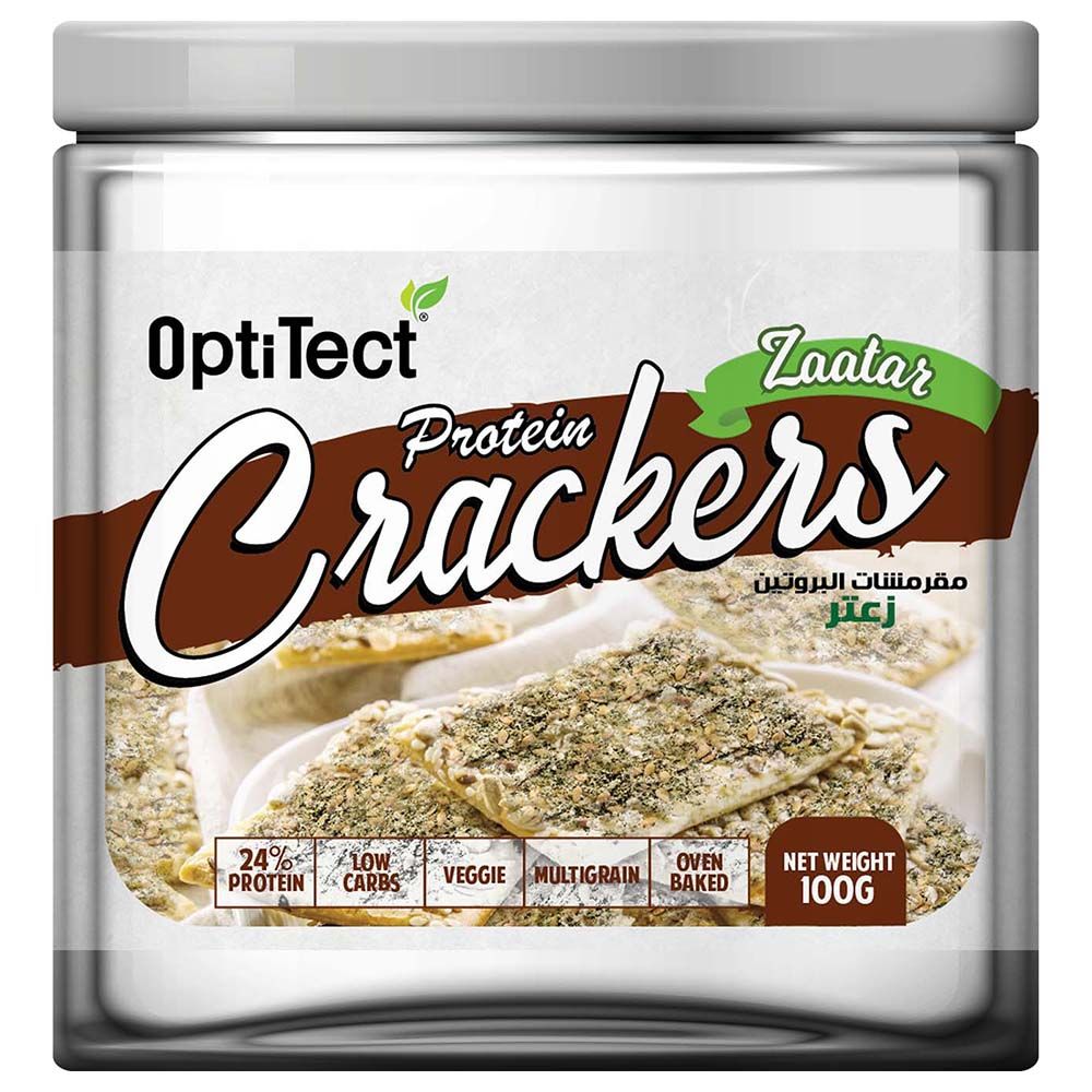 Optitect - Protein Keto Diet Crackers - Thyme - 100G