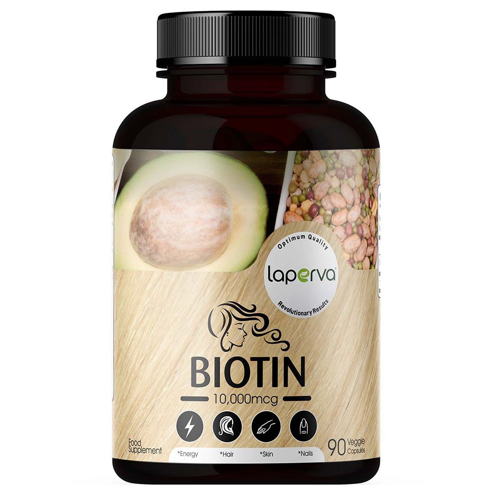 Laperva - Biotin Tablets - 10000Mg - 90pc