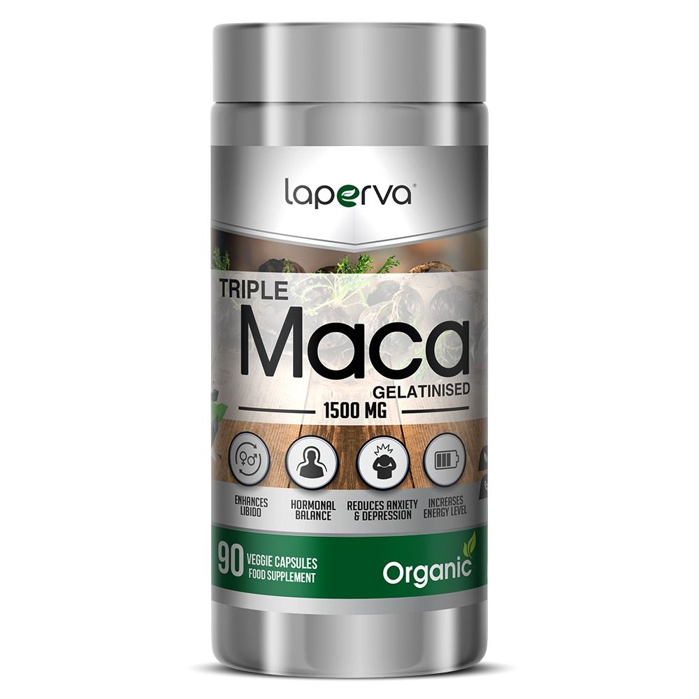 Laperva - Organic Maca Veggie Capsules - 1500Mg - 90pc