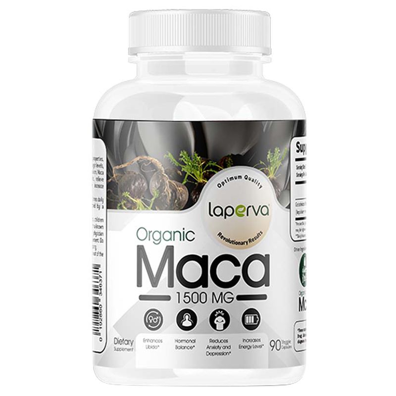 Laperva - Organic Maca Veggie Capsules - 1500Mg - 90pc