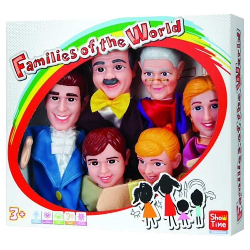 Dar Rabie Publishing - Hand Puppets - European Family