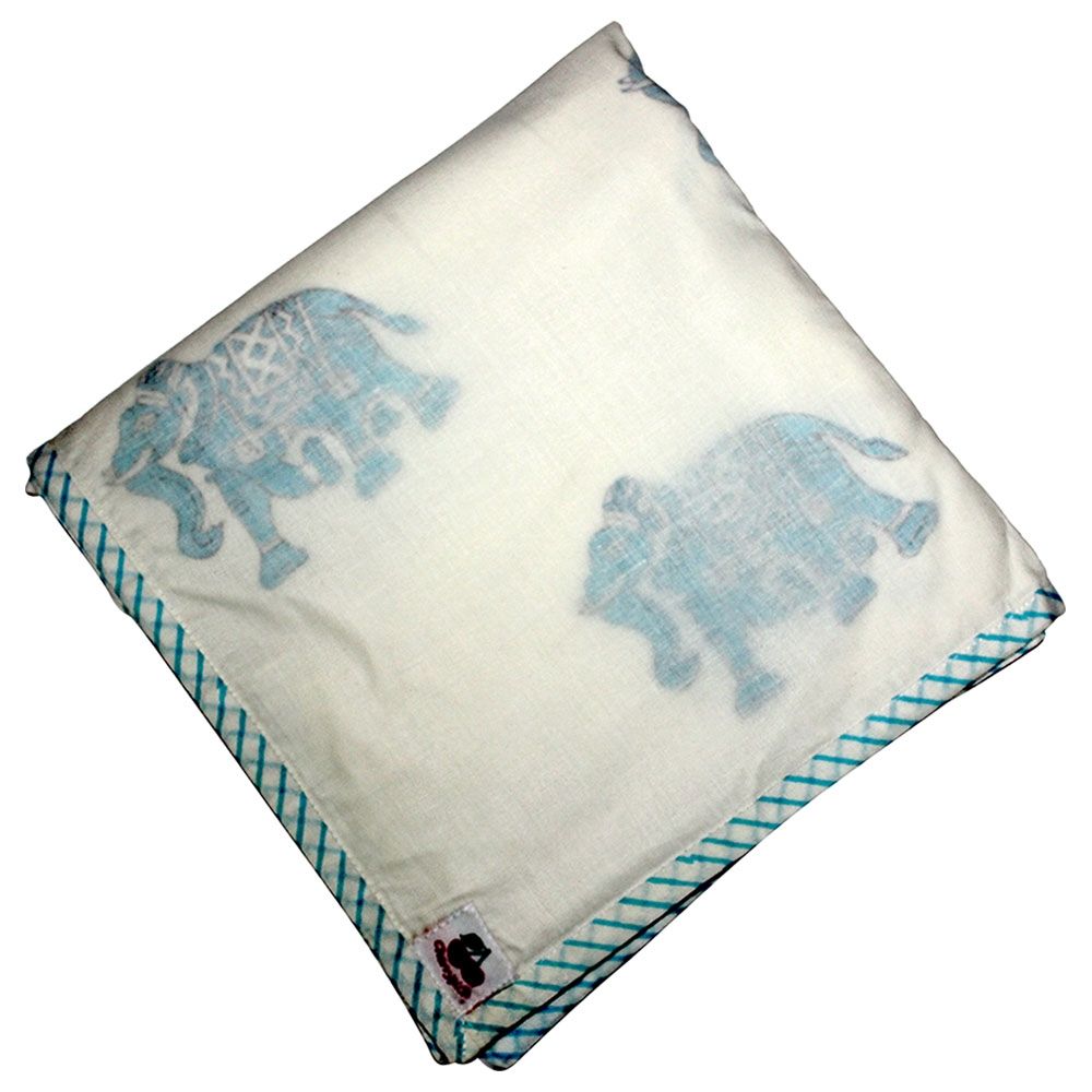 Cherrypick - Soft Natural Cotton Blanket Swaddle - Elephant