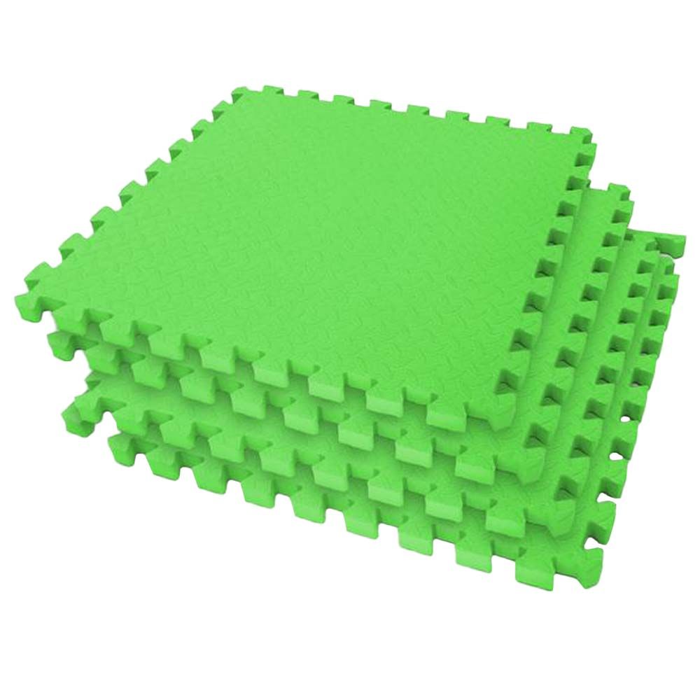 Dawson Sports - Interlocking Mat Set of 4 - Green