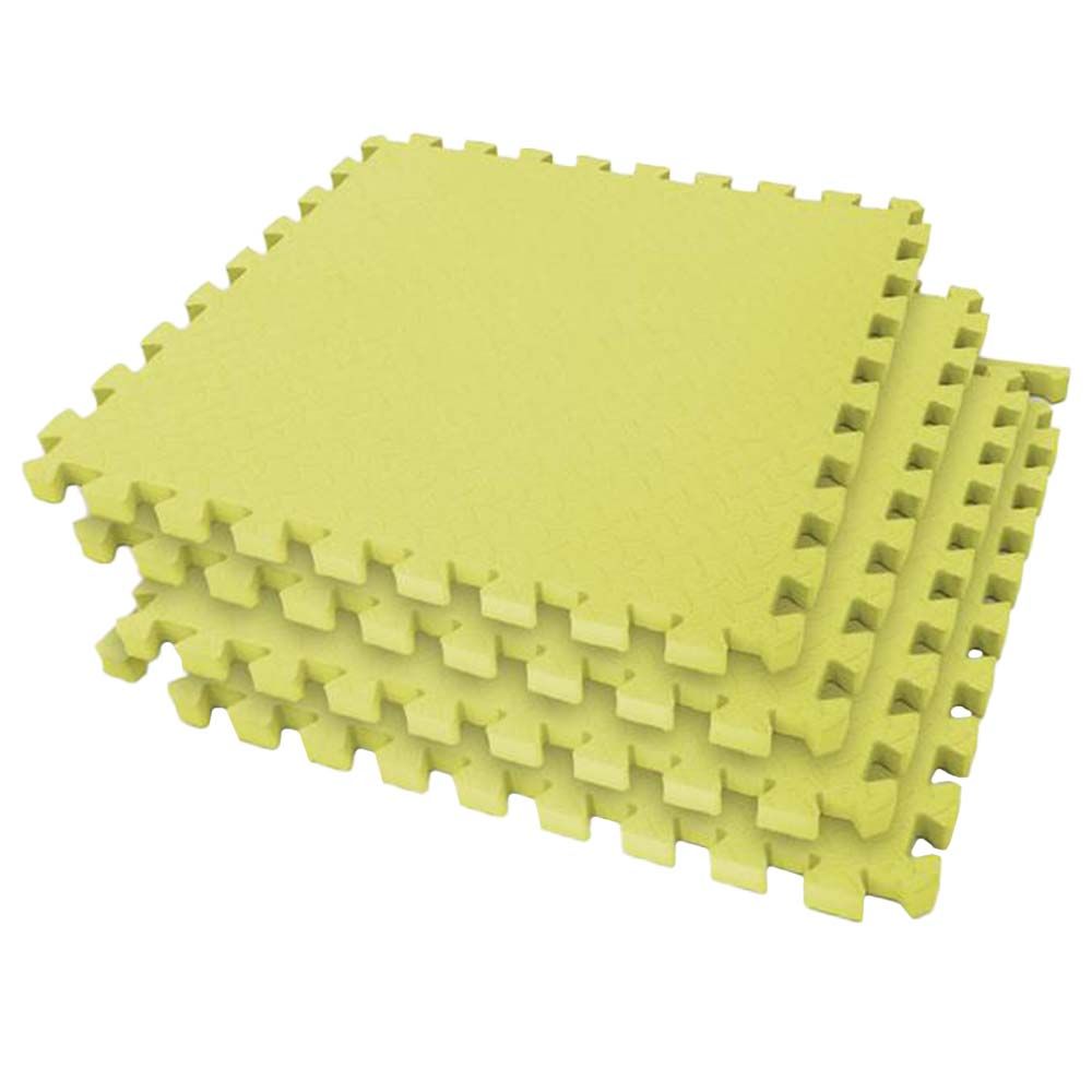 Dawson Sports - Interlocking Mat Set of 4 - Yellow