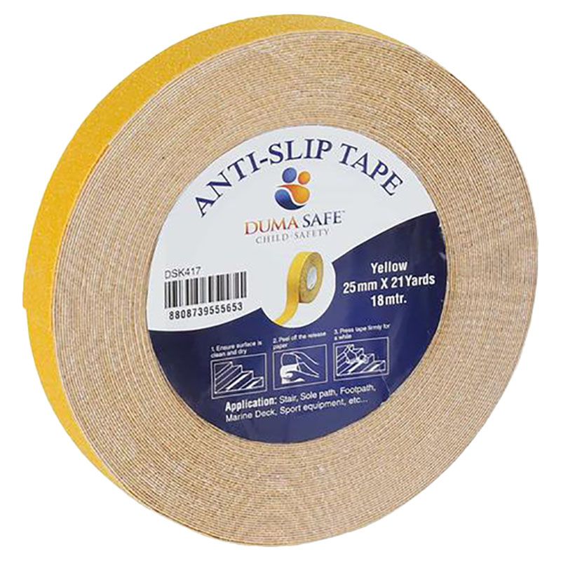 Dumasafe - Anti Slip Tape 25mm x 21 yards/18m - Yellow