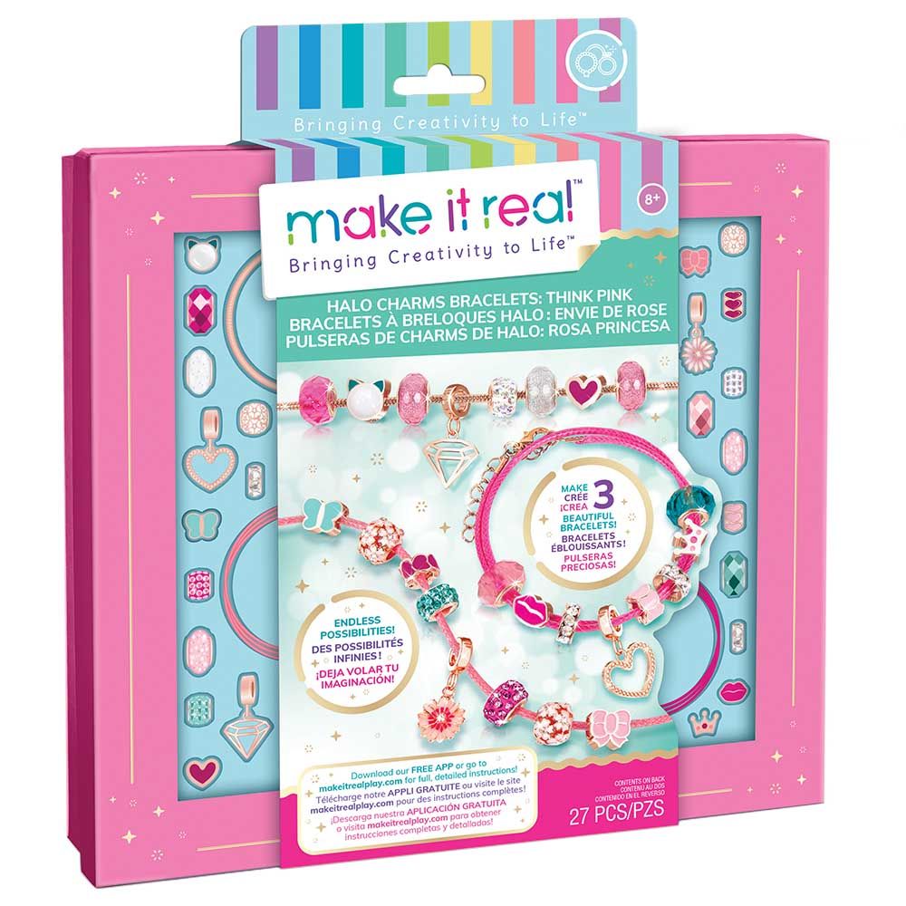 Make It Real - Halo Charms Bracelets - Think Pink