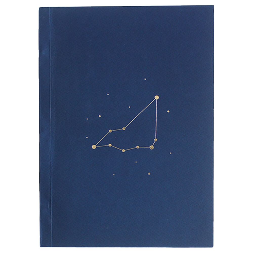 Everythink - Capricorn Sign - Horscope A2 Notebook - Blue