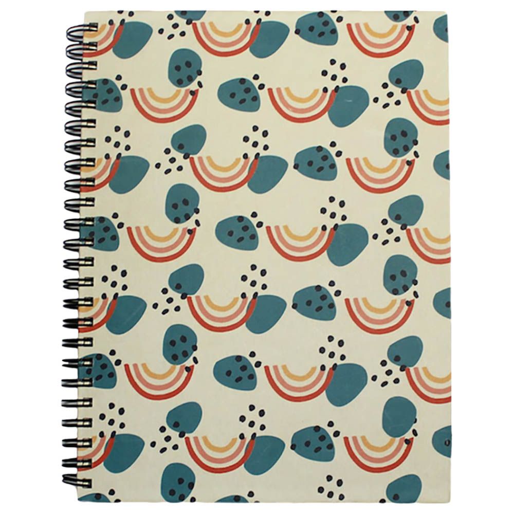 Everythink - Rain Pattern - Hardcover A5 Notebook