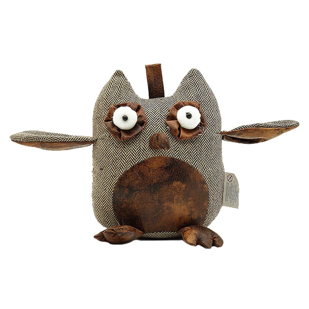 eBarza - Handmade Cute Animal Doll Door Stopper - Brown