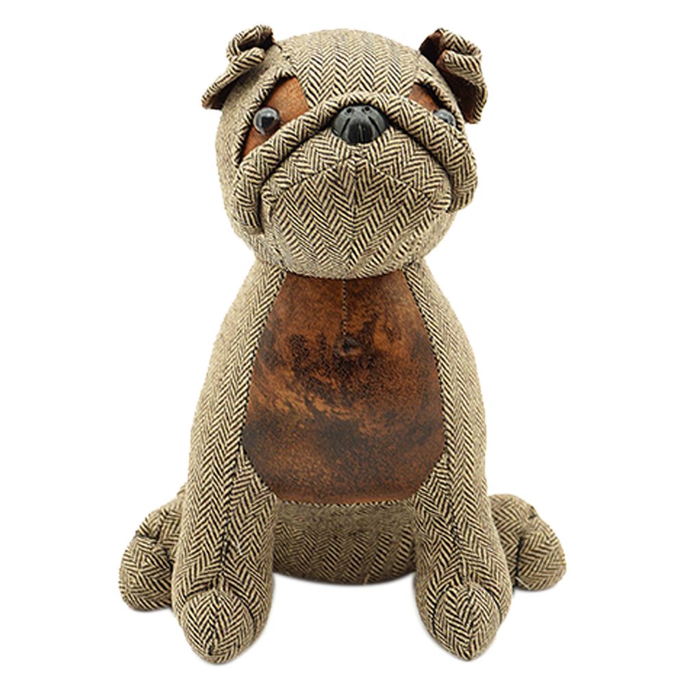 eBarza - Handmade Cute Dog Doll Door Stopper - Brown