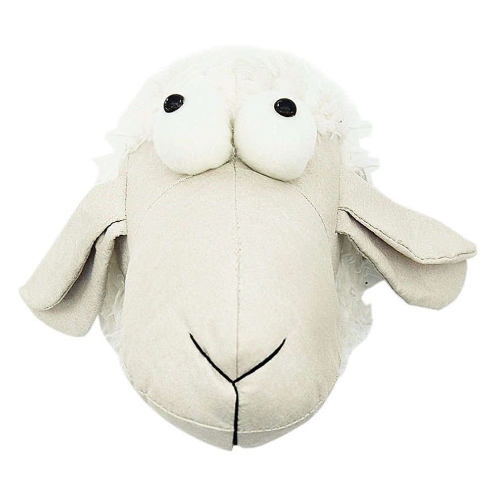 eBarza - Handmade Cute Sheep Wall Decoration - White