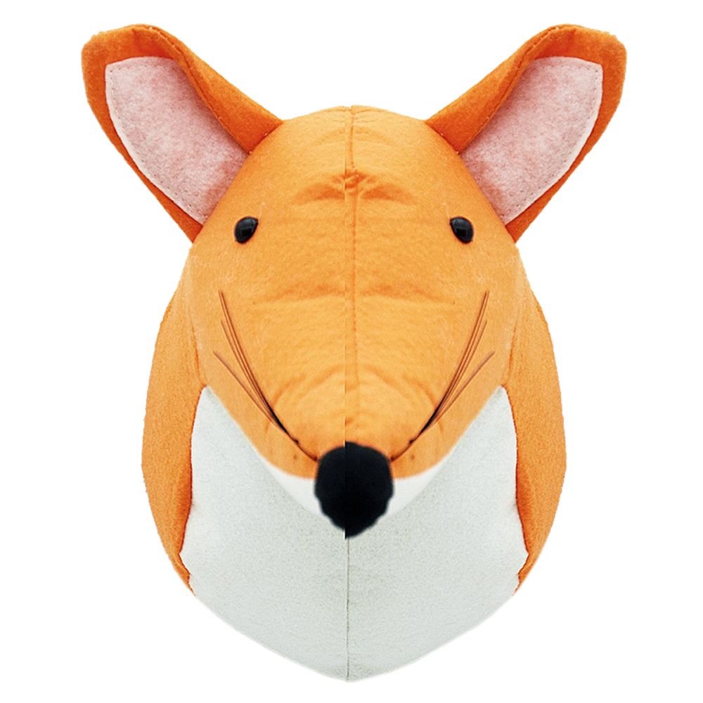 eBarza - Handmade Cute Fox Wall Decoration - Orange & White